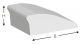 CITO Cushion Crease PLUS 21 × 9,0 mm, ORANGE, Rolle à 50 Meter
